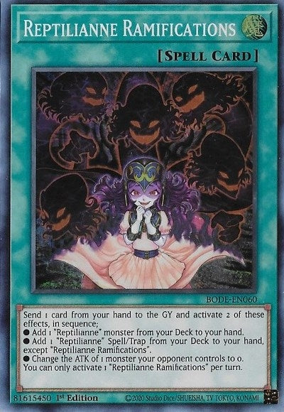 Image for Reptilianne Ramifications (Burst of Destiny) (BODE-EN060) - YuGiOh