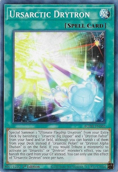 Image for Ursarctic Drytron (Burst of Destiny) (BODE-EN066) - YuGiOh