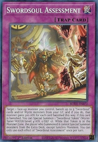 Image for Swordsoul Assessment (Burst of Destiny) (BODE-EN072) - YuGiOh