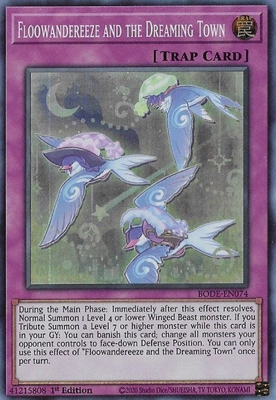 Image for Floowandereeze and the Dreaming Town (Burst of Destiny) (BODE-EN074) - YuGiOh