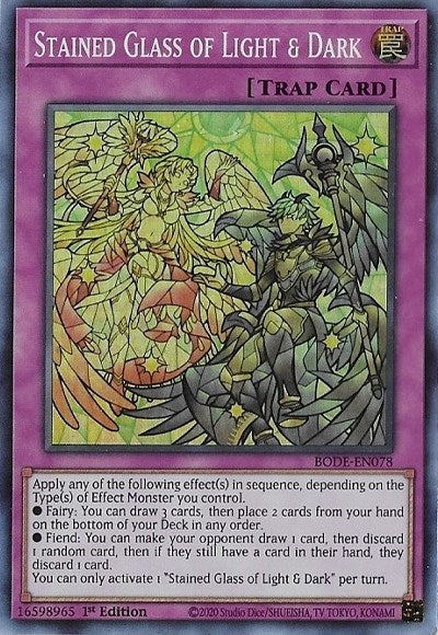 Image for Stained Glass of Light & Dark (Burst of Destiny) (BODE-EN078) - YuGiOh