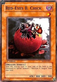 Image for Red-Eyes B. Chick (Structure Deck: Dragon's Roar) (SD1-EN007) - YuGiOh