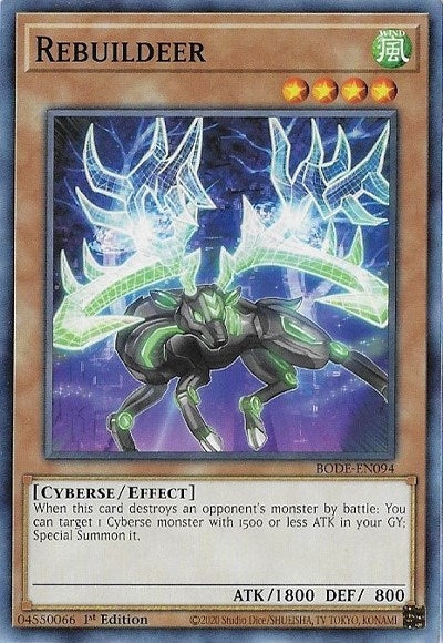 Image for Rebuildeer (Burst of Destiny) (BODE-EN094) - YuGiOh