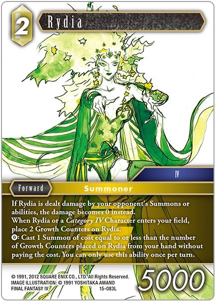 Image for Rydia (Crystal Dominion) (15-083L) - Final Fantasy TCG