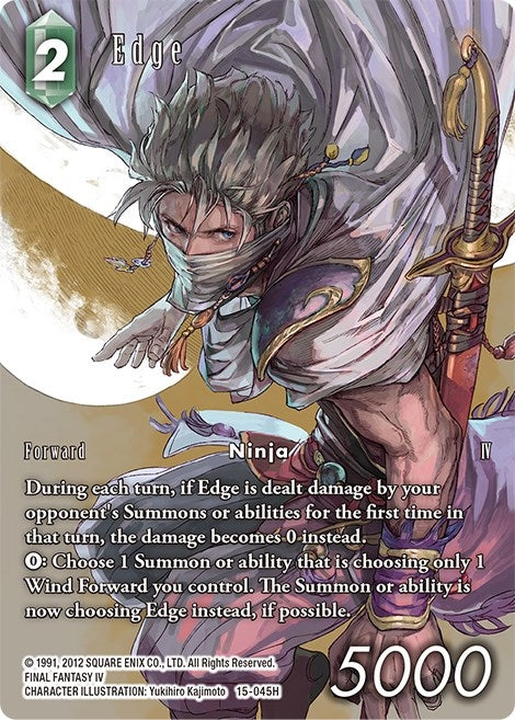 Image for Edge (Full Art) (Crystal Dominion) (15-045H) - Final Fantasy TCG