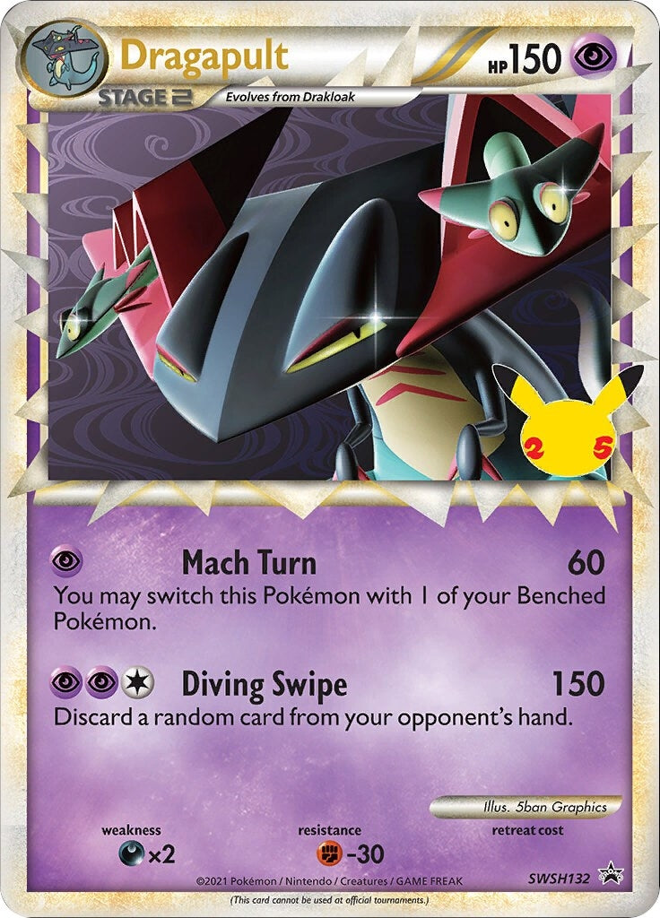 Image for Dragapult (Prime) - SWSH132 (Jumbo Cards) (SWSH132) - Pokemon