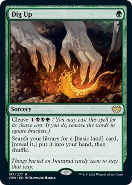 Image for Dig Up (Innistrad: Crimson Vow) (197) - Magic: The Gathering