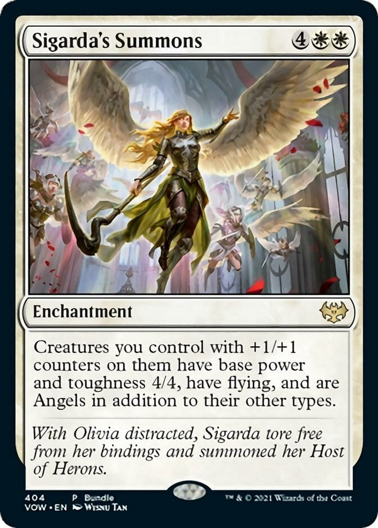 Image for Sigarda's Summons (VOW Bundle) - Magic: The Gathering