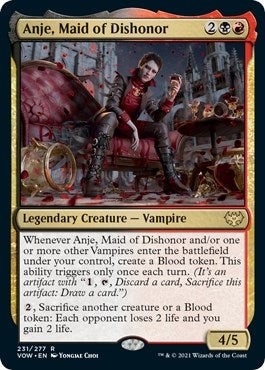Image for Anje, Maid of Dishonor (Innistrad: Crimson Vow) (231) - Magic: The Gathering