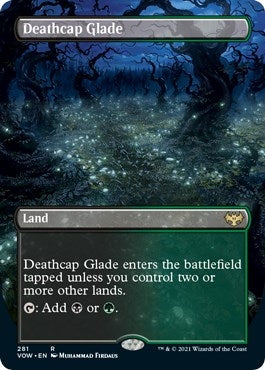 Image for Deathcap Glade (Borderless) (Innistrad: Crimson Vow) (281) - Magic: The Gathering
