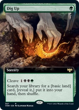 Image for Dig Up (Extended Art) (Innistrad: Crimson Vow) (387) - Magic: The Gathering
