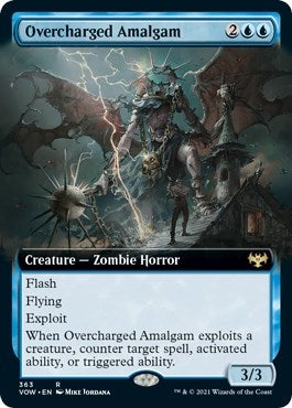 Image for Overcharged Amalgam (Extended Art) (Innistrad: Crimson Vow) (363) - Magic: The Gathering