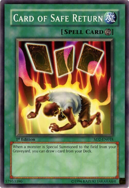 Image for Card of Safe Return (Structure Deck: Zombie Madness) (SD2-EN018) - YuGiOh