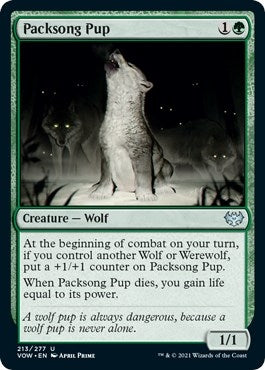 Image for Packsong Pup (Innistrad: Crimson Vow) (213) - Magic: The Gathering