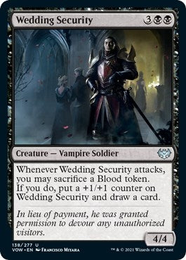Image for Wedding Security (Innistrad: Crimson Vow) (138) - Magic: The Gathering