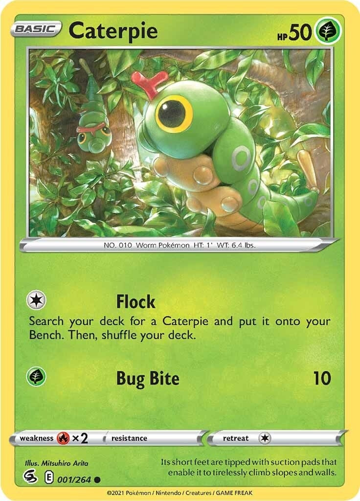 Image for Caterpie (SWSH08: Fusion Strike) (001/264) - Pokemon