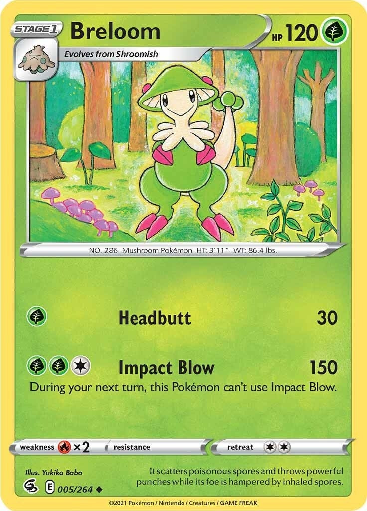 Image for Breloom (SWSH08: Fusion Strike) (005/264) - Pokemon