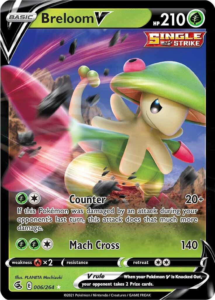 Image for Breloom V (SWSH08: Fusion Strike) (006/264) - Pokemon