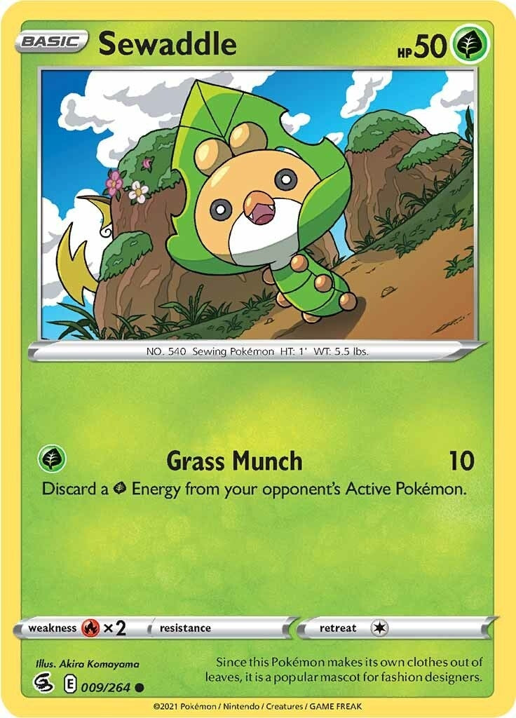 Image for Sewaddle (SWSH08: Fusion Strike) (009/264) - Pokemon