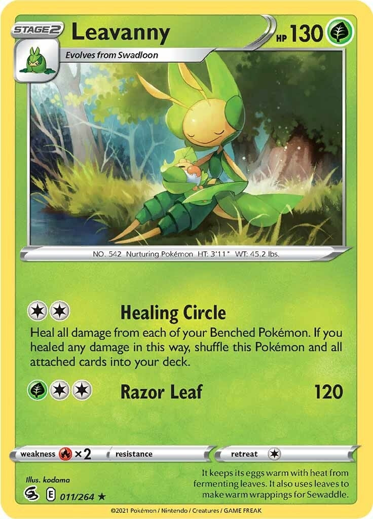 Image for Leavanny (SWSH08: Fusion Strike) (011/264) - Pokemon