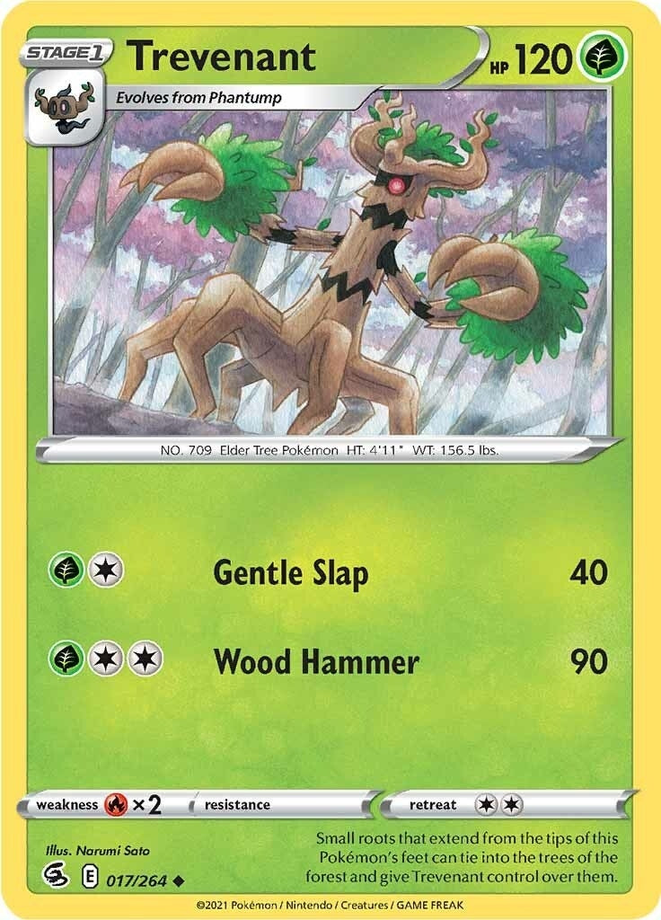 Image for Trevenant (SWSH08: Fusion Strike) (017/264) - Pokemon