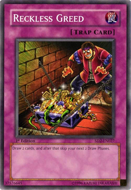 Image for Reckless Greed (Structure Deck: Zombie Madness) (SD2-EN027) - YuGiOh