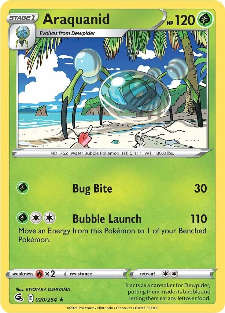 Image for Araquanid (SWSH08: Fusion Strike) (020/264) - Pokemon