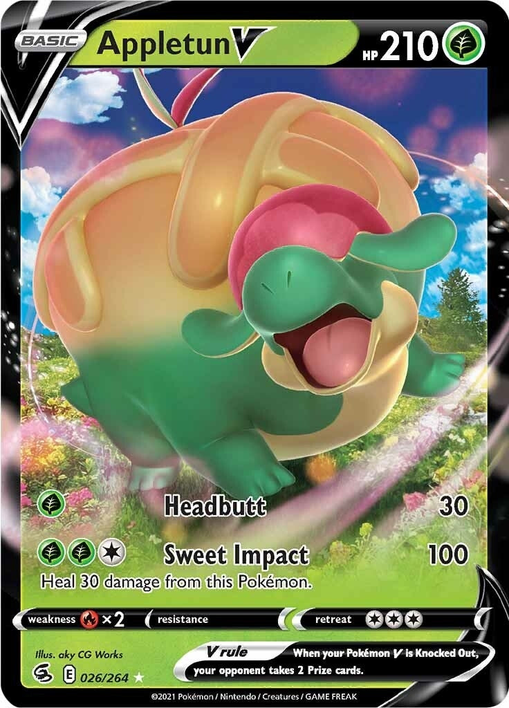 Image for Appletun V (SWSH08: Fusion Strike) (026/264) - Pokemon