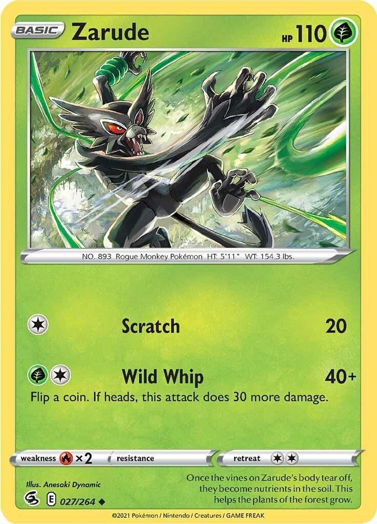 Image for Zarude (SWSH08: Fusion Strike) (027/264) - Pokemon