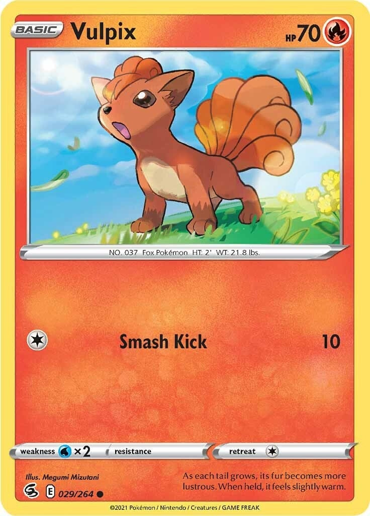 Image for Vulpix (29) (SWSH08: Fusion Strike) (029/264) - Pokemon