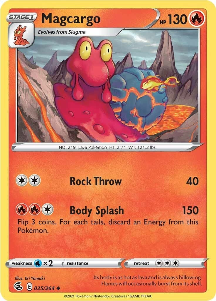 Image for Magcargo (SWSH08: Fusion Strike) (035/264) - Pokemon