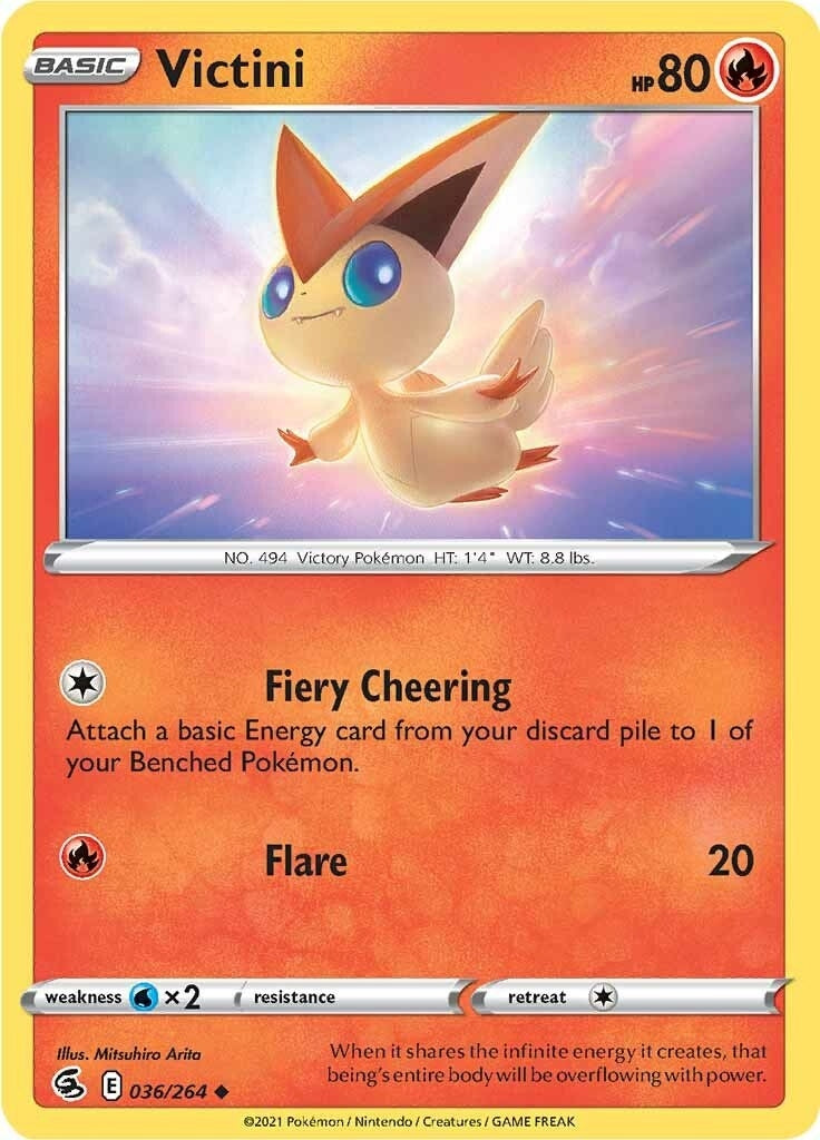 Image for Victini (SWSH08: Fusion Strike) (036/264) - Pokemon