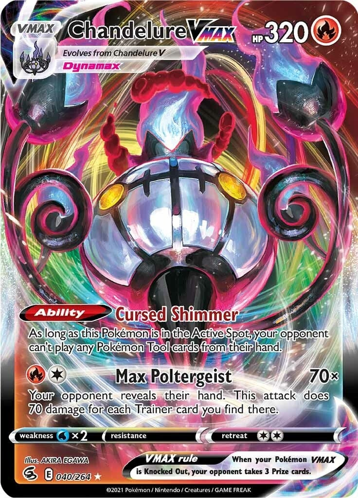 Image for Chandelure VMAX (SWSH08: Fusion Strike) (040/264) - Pokemon