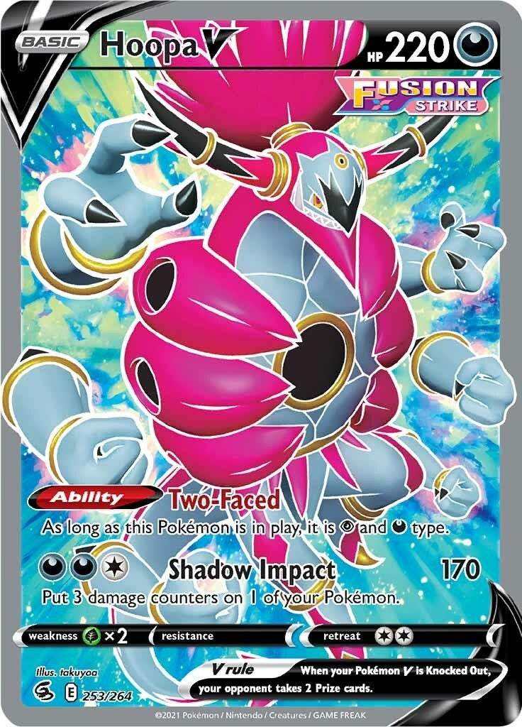 Image for Hoopa V (Full Art) (SWSH08: Fusion Strike) (253/264) - Pokemon