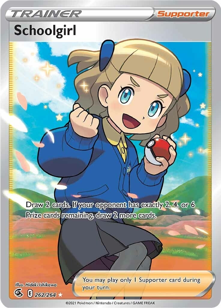 Image for Schoolgirl (Full Art) (SWSH08: Fusion Strike) (262/264) - Pokemon