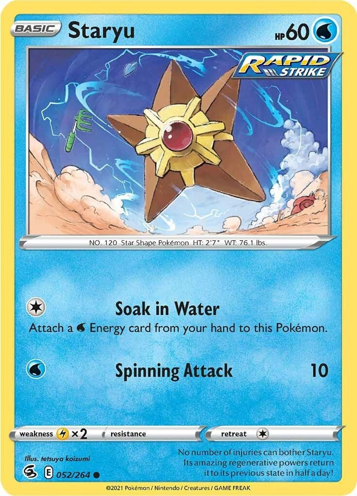 Image for Staryu (SWSH08: Fusion Strike) (052/264) - Pokemon
