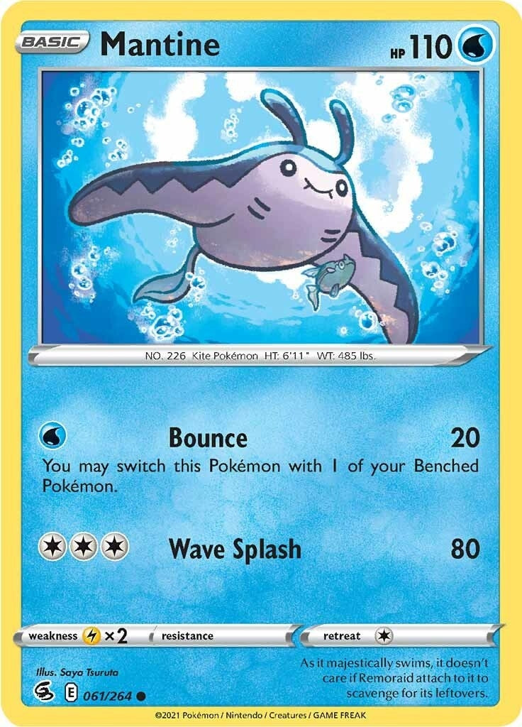 Image for Mantine (SWSH08: Fusion Strike) (061/264) - Pokemon