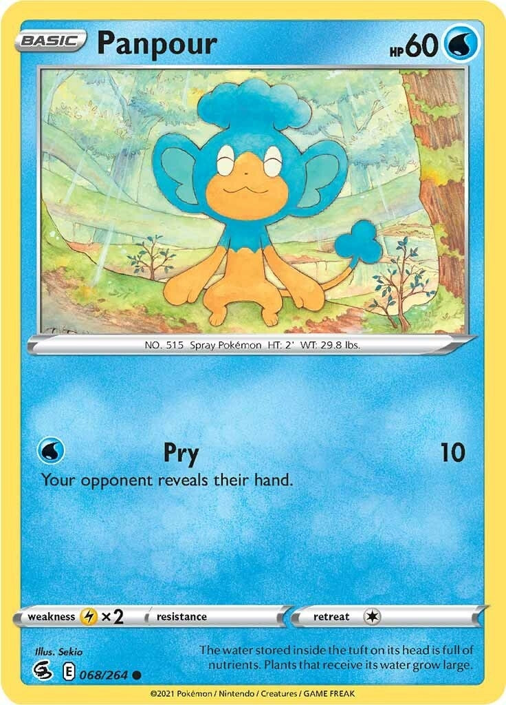 Image for Panpour (SWSH08: Fusion Strike) (068/264) - Pokemon