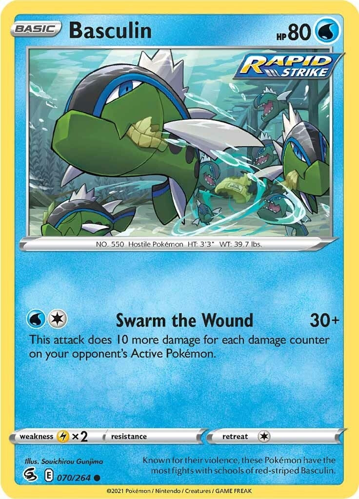 Image for Basculin (SWSH08: Fusion Strike) (070/264) - Pokemon
