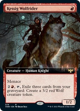 Image for Kessig Wolfrider (Extended Art) (Innistrad: Crimson Vow) (379) - Magic: The Gathering