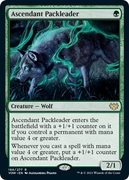 Image for Ascendant Packleader (Innistrad: Crimson Vow) (186) - Magic: The Gathering