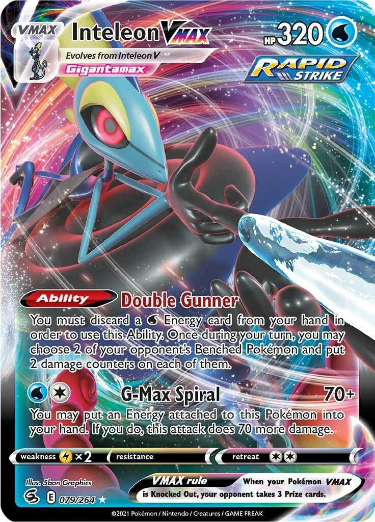Image for Inteleon VMAX (SWSH08: Fusion Strike) (079/264) - Pokemon