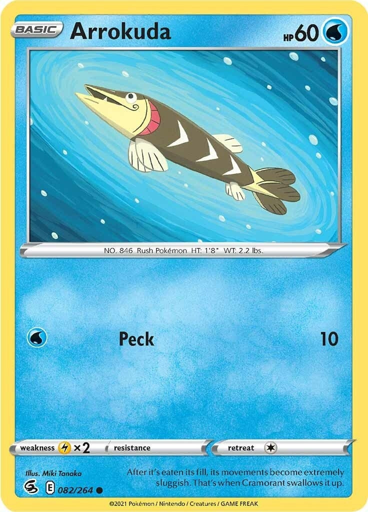 Image for Arrokuda (SWSH08: Fusion Strike) (082/264) - Pokemon
