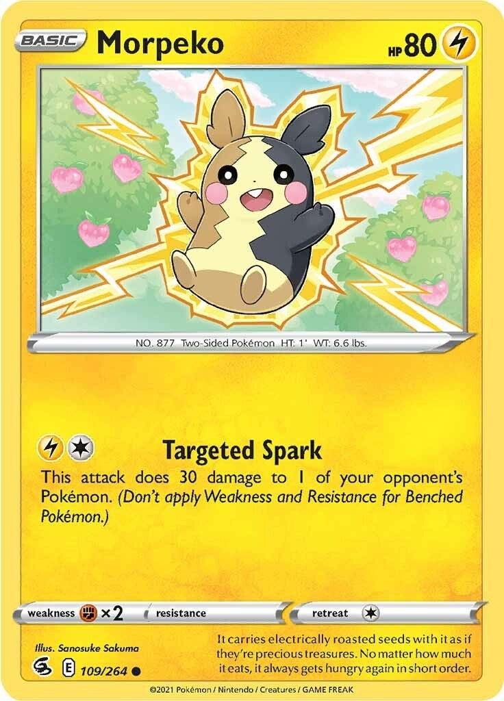 Image for Morpeko (109) (SWSH08: Fusion Strike) (109/264) - Pokemon