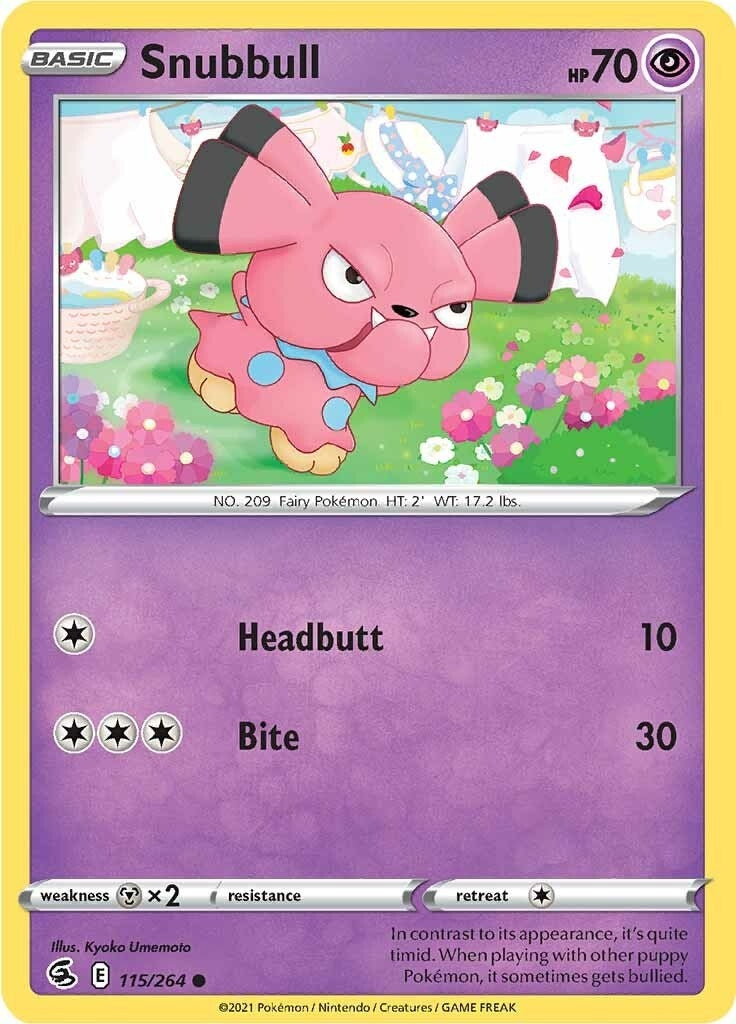 Image for Snubbull (SWSH08: Fusion Strike) (115/264) - Pokemon