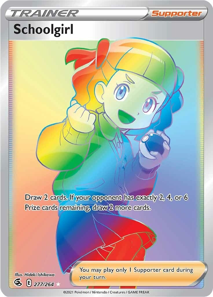 Image for Schoolgirl (Secret) (SWSH08: Fusion Strike) (277/264) - Pokemon