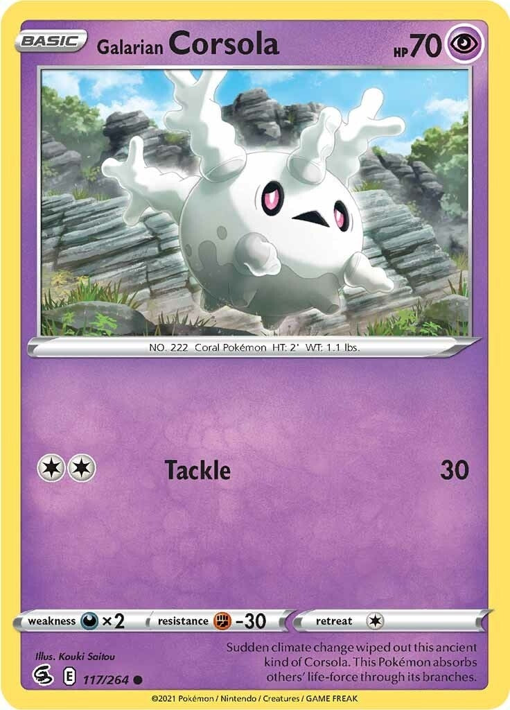 Image for Galarian Corsola (SWSH08: Fusion Strike) (117/264) - Pokemon