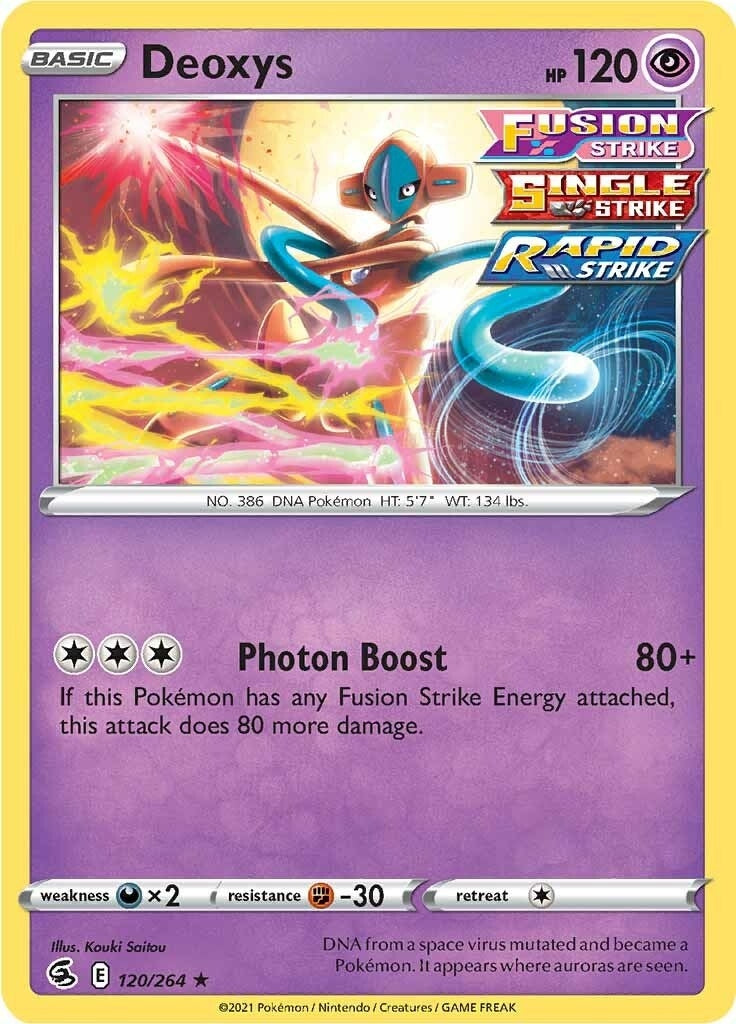 Image for Deoxys (SWSH08: Fusion Strike) (120/264) - Pokemon