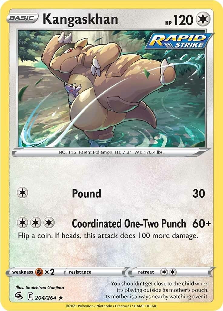 Image for Kangaskhan (SWSH08: Fusion Strike) (204/264) - Pokemon