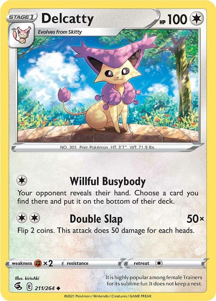 Image for Delcatty (SWSH08: Fusion Strike) (211/264) - Pokemon